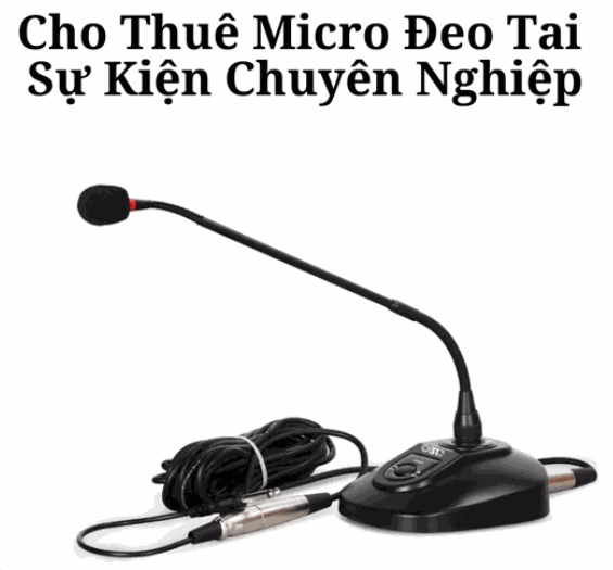 Cho Thuê Micro Cổ Ngỗng Hội Nghị, Hội Thảo Chuyên Nghiệp